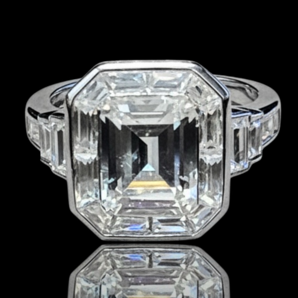 Vintage 925 Silver Women's Art Deco Style Ring